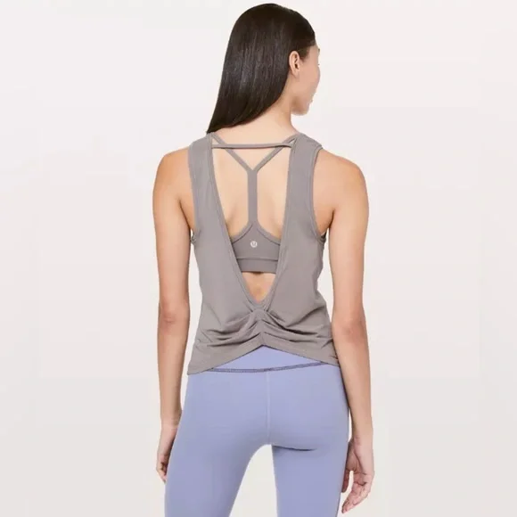 Lululemon Deep Stretch Active Tank Deep Grey - Picture 6 of 6